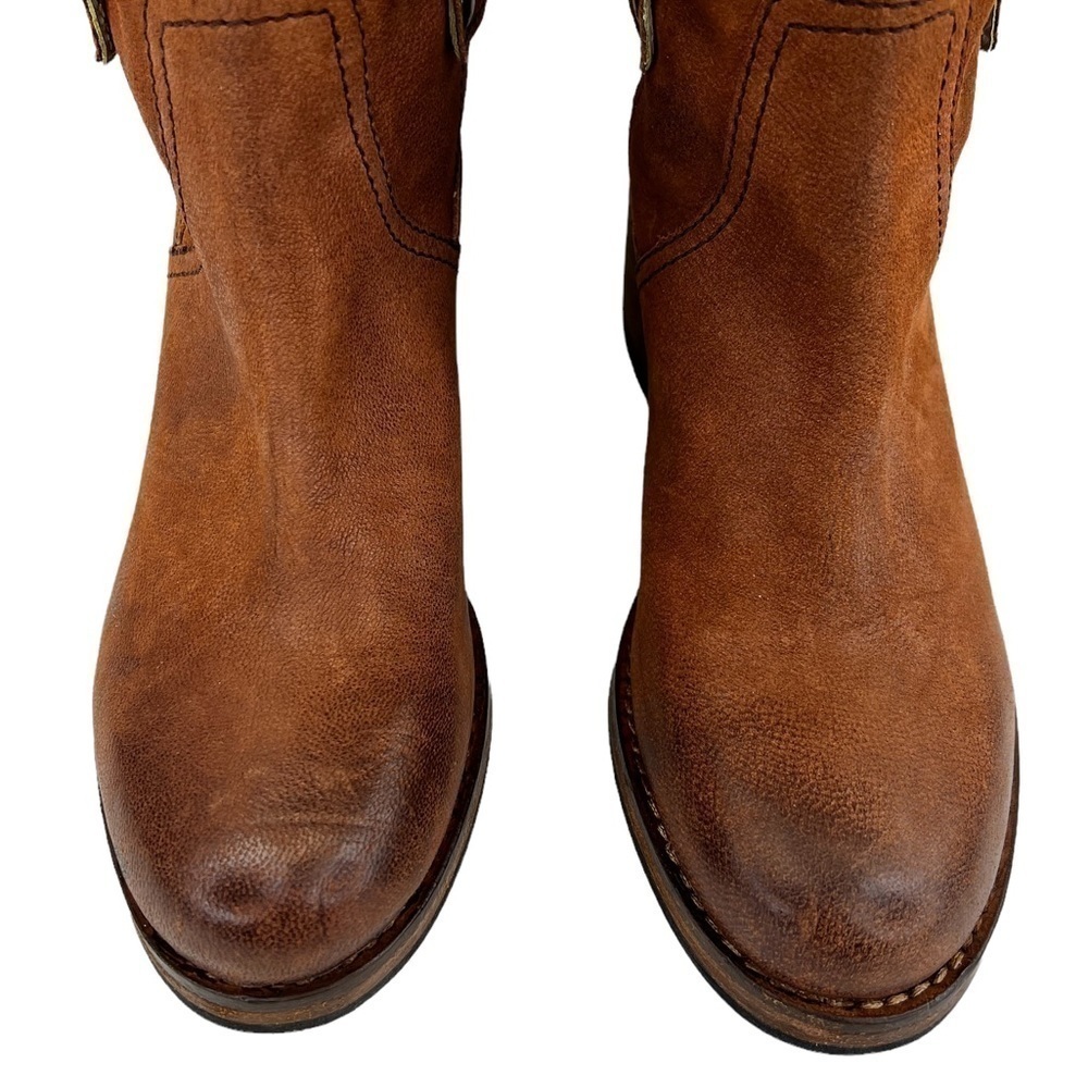 Johnston & Murphy Women’s Back Zip Buckle Leather Boots - Picture 7 of 14